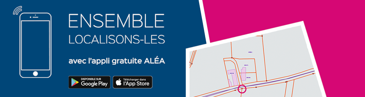 L'application ALÉA est disponible sur Google Play et Apple store