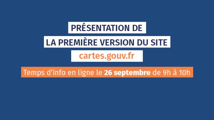 Temps d'info Géoplateforme du 26 septembre 2023