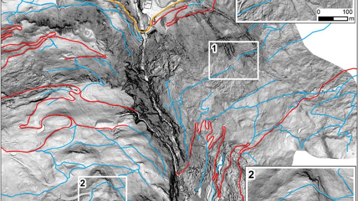 Modèle numérique de terrain utilisé par l'ONF pour l'étude des dessertes forestières