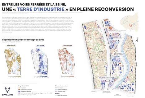 Entre les voies ferrées et la Seine, une « terre d'industrie » en pleine reconversion