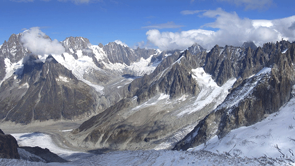 Massif du Mont-Blanc - La Vallée Blanche
