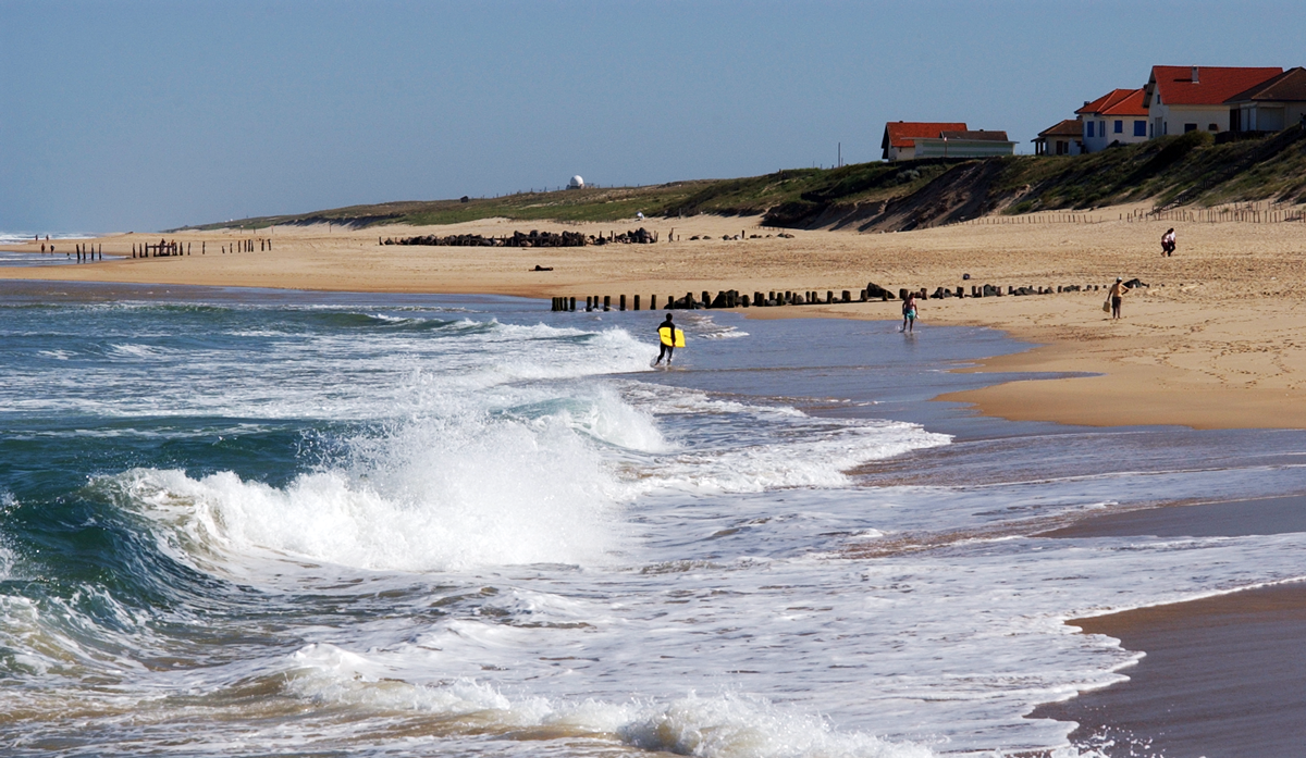 Le littoral à Mimizan, Landes